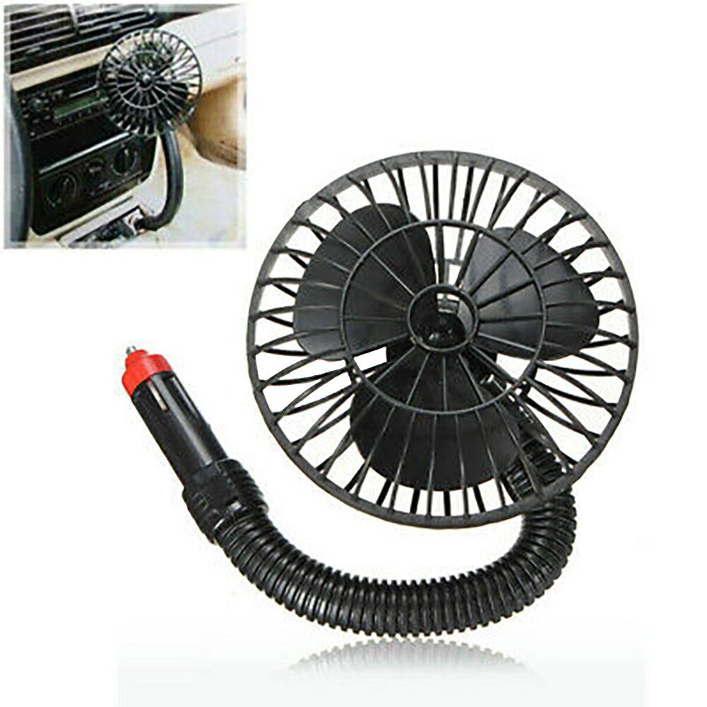 12V Car Cooling Fan Portable Car Fan Black Car Cooling Fan Engine Cooling Fan Car Fan