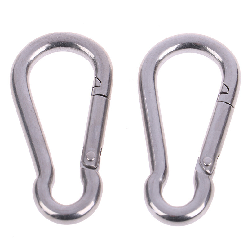 2Sets Ceiling Wall Mount U-Shaped Hooks Stainless Steel Heavy Duty Hammock Base