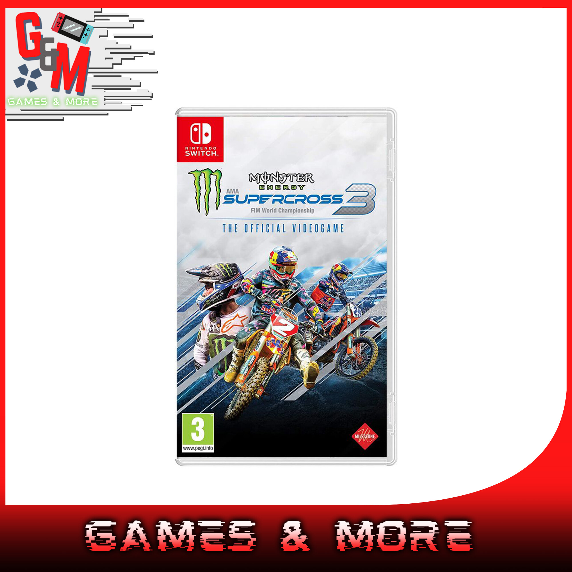 Monster Supercross Supercross The Game Nintendo Switch