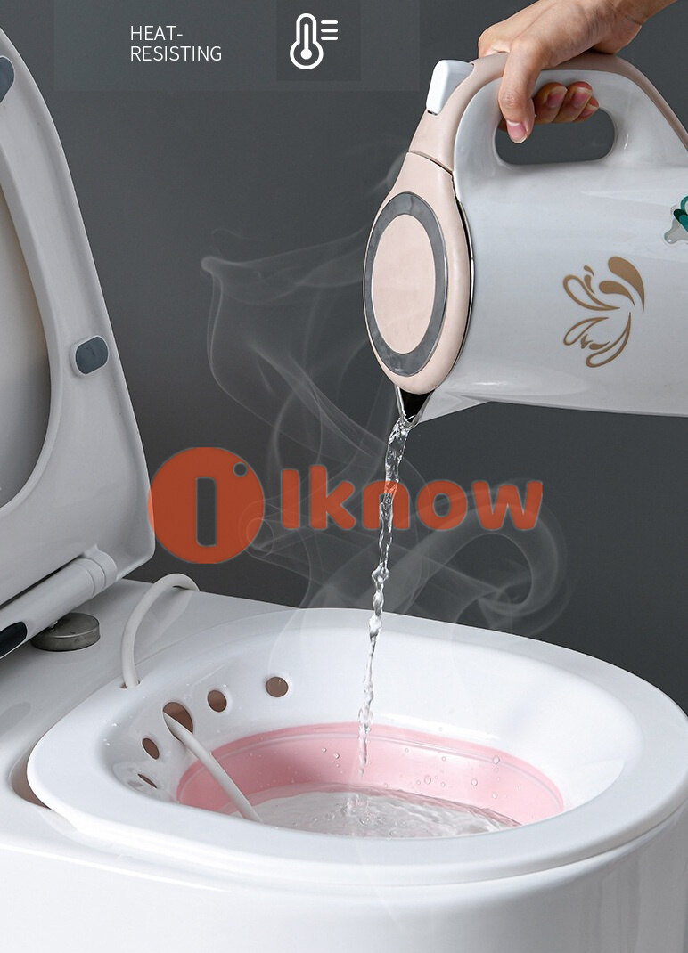 Tôi Biết collapsable sitz tắm bát với flusher sitz bồn tắm sitz bồn tắm