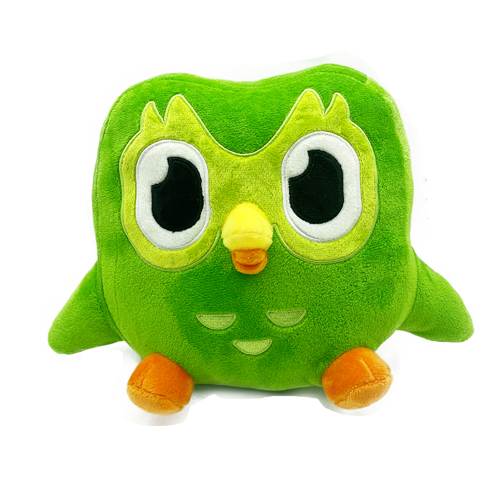 30cm Cute Owl Plush Toy Anime Duolingo Owl Plush Owl Duolingo Stuffed Plushie Dolls Green Duo Plushie of Gift for Kids