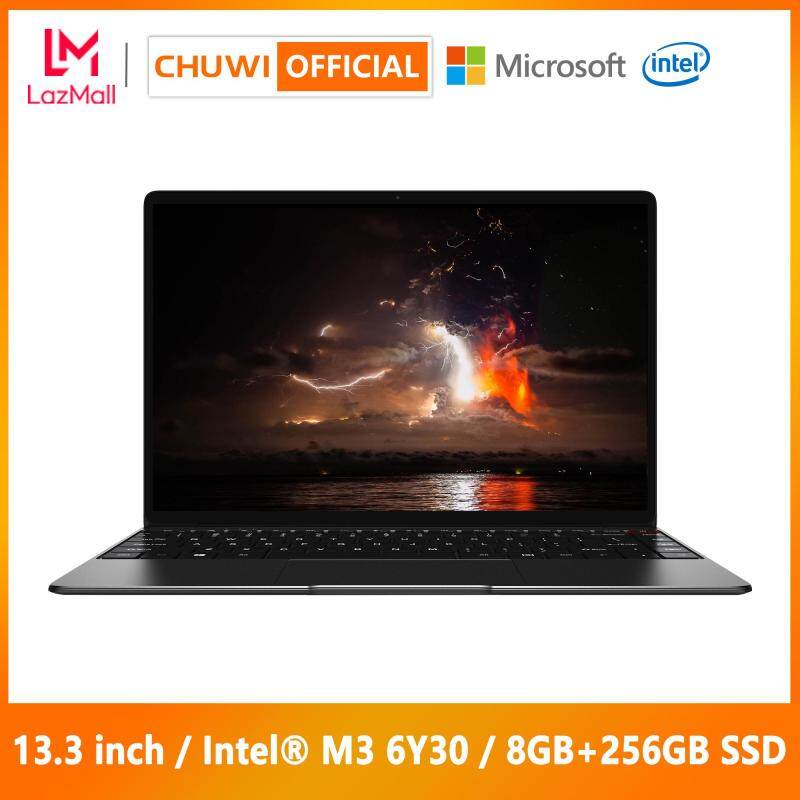 【CHUWI OFFICIAL】AeroBook Laptop / 13.3 Inch 1920*1080 IPS / 8GB RAM+256GB SSD / Intel® M3 CPU / Borderless Backlit Keyboard / Genuine Windows 10 / Dual Band WiFi / 1 Year Warranty Thin Notebook Computer PC