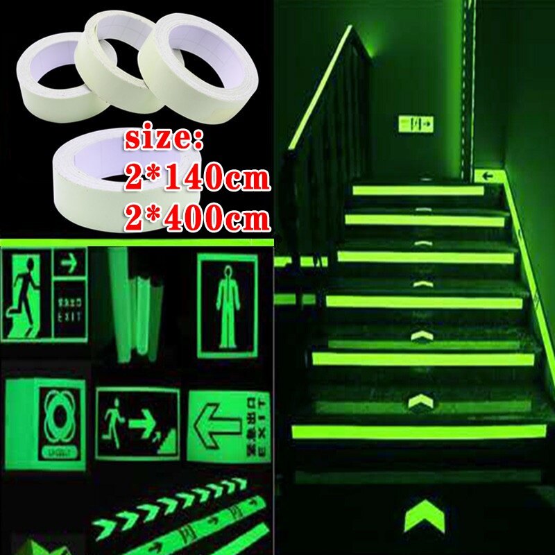 Luminous band baseboard Wall Sticker living room bedroom Eco-friendly home decoration decal Glow in the dark DIY Strip Stickers