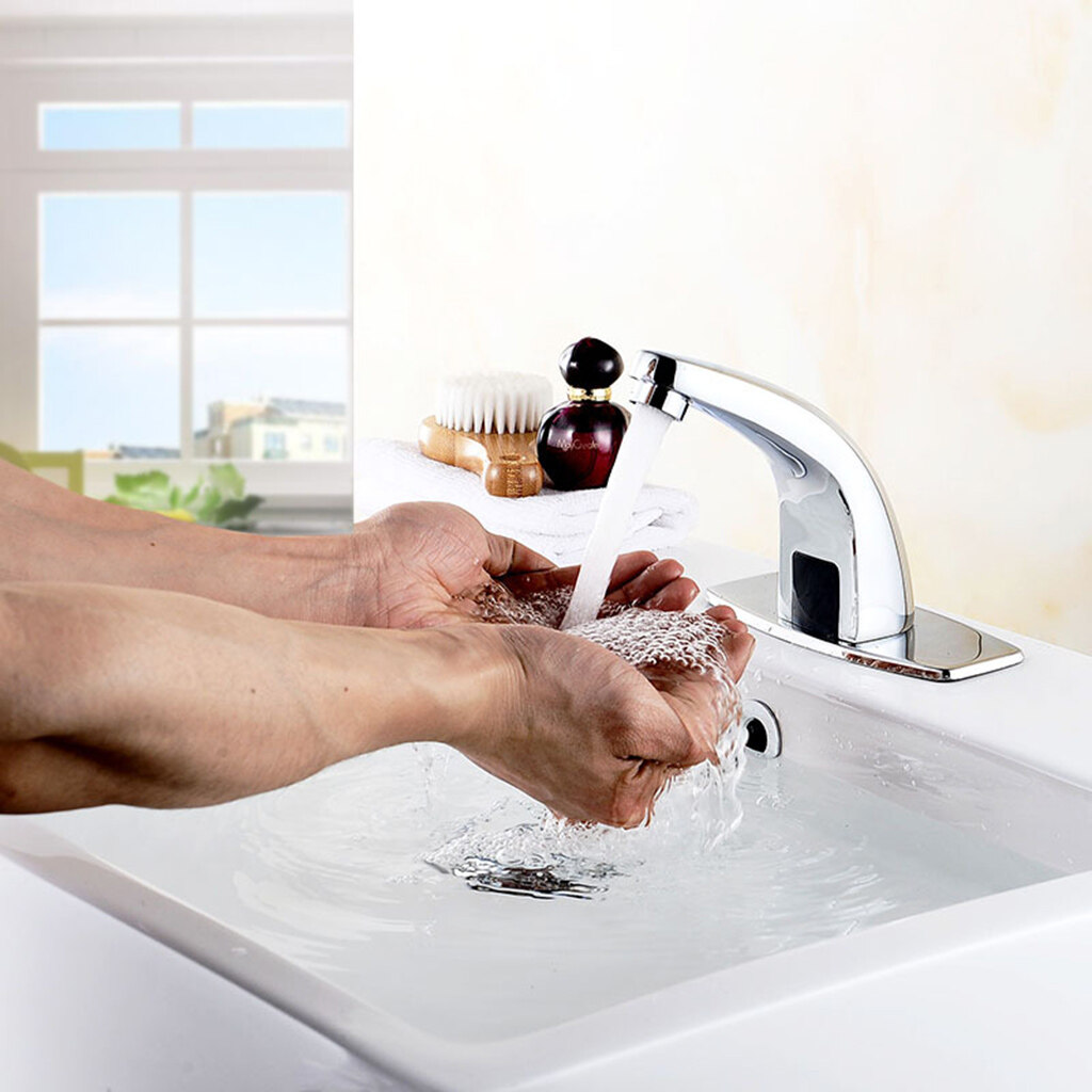 Infrared-Sensor Faucet Auto Touchless Sink Sensor Faucets Inductive Water Tap