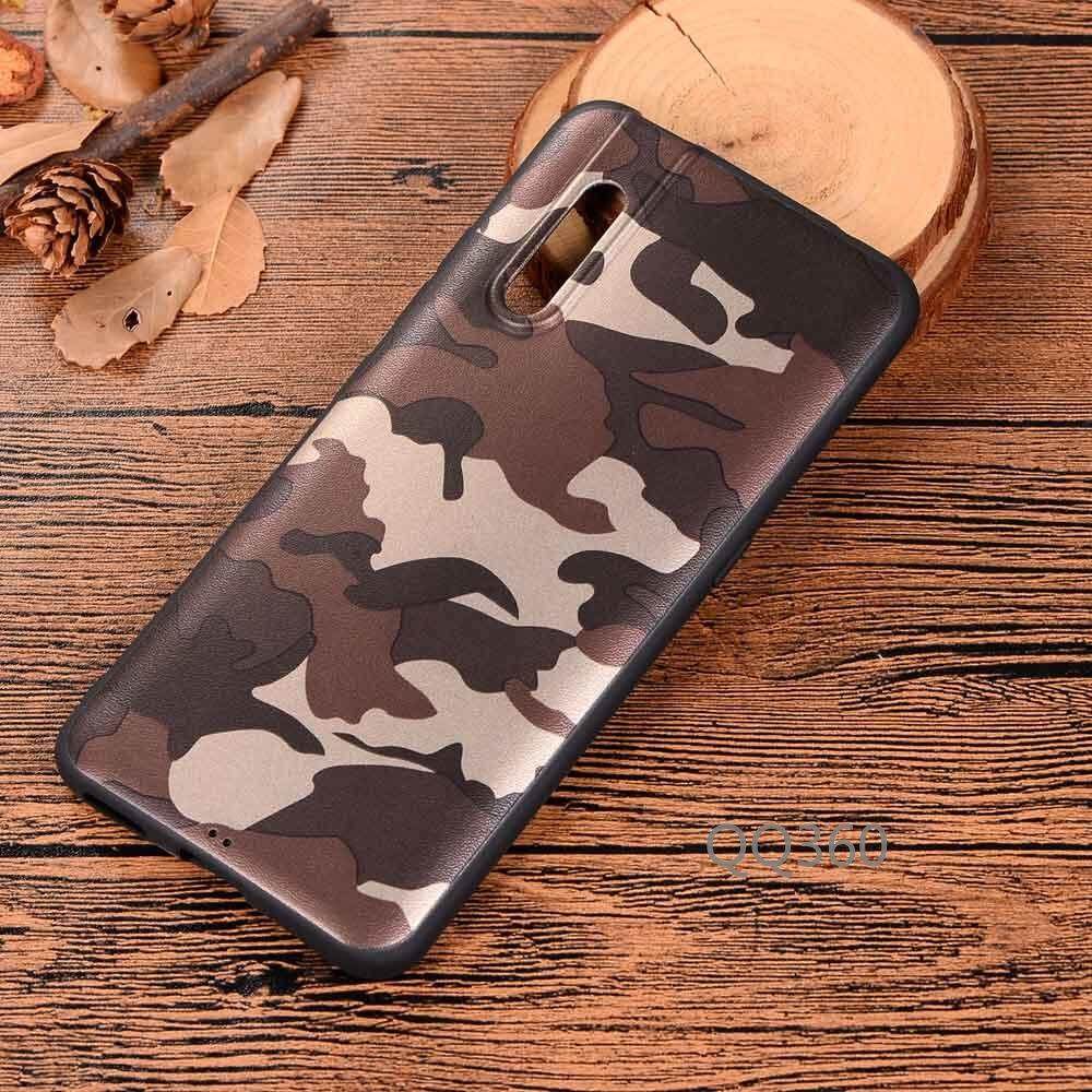 Kualitas Tinggi Tentara Penutup Belakang untuk Vivo V15 Pro V 15 Procamouflage Casing Ponsel untuk Vivo V 15Pro TPU Silikon Lembut Hulle Hijau coklat