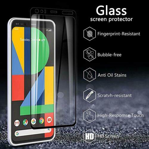 For Google Pixel 4 XL  Full Coverage Tempered Glass Screen Protector