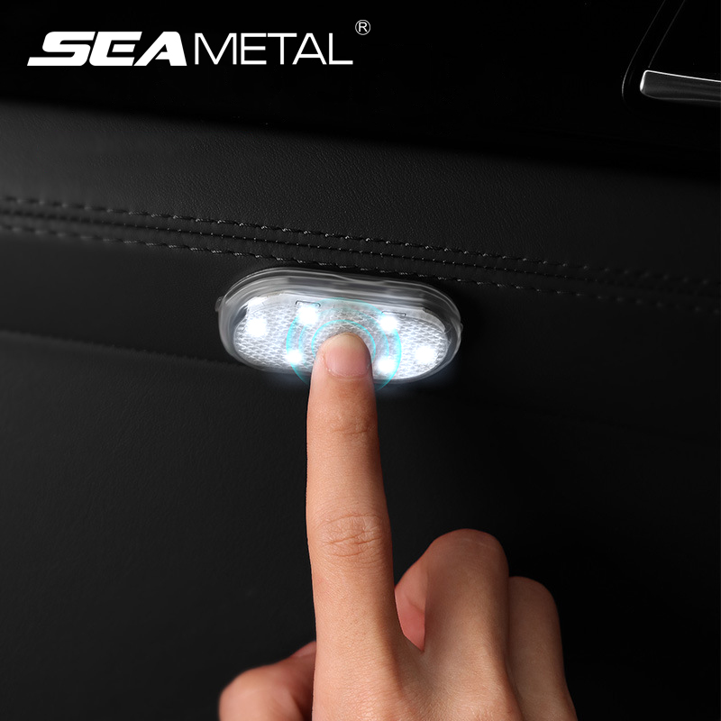 Đèn Led Cảm Ứng Mini Cho Xe Hơi Đèn Đọc Sách Trần Nóc Nội Thất Xe Hơi Đèn Ngủ LED Sạc qua cổng USB