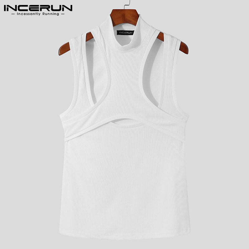 turtleneck tank top mens