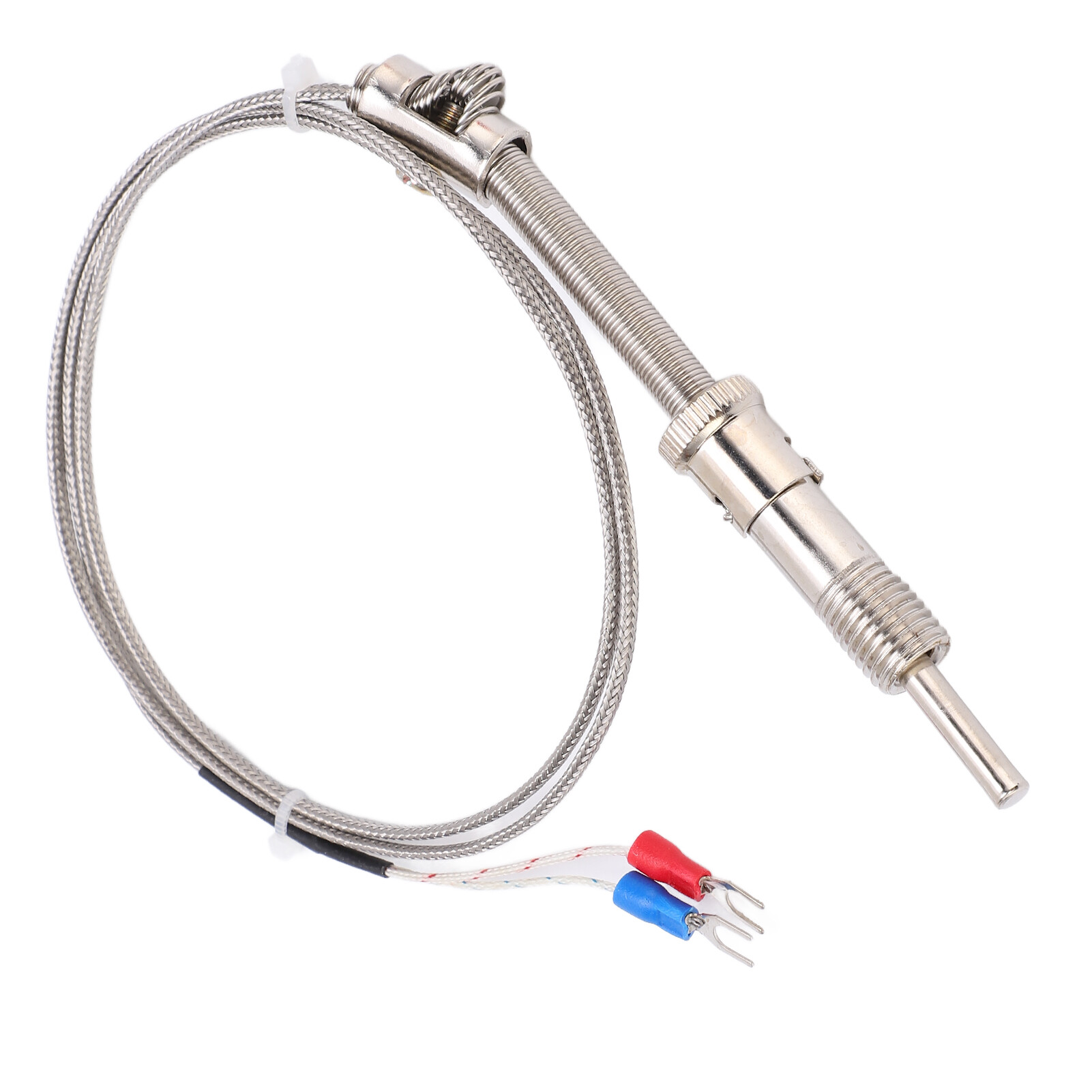 K Type Compression Spring Thermocouple Shielded Thermocouple Wire Probe for Factory
