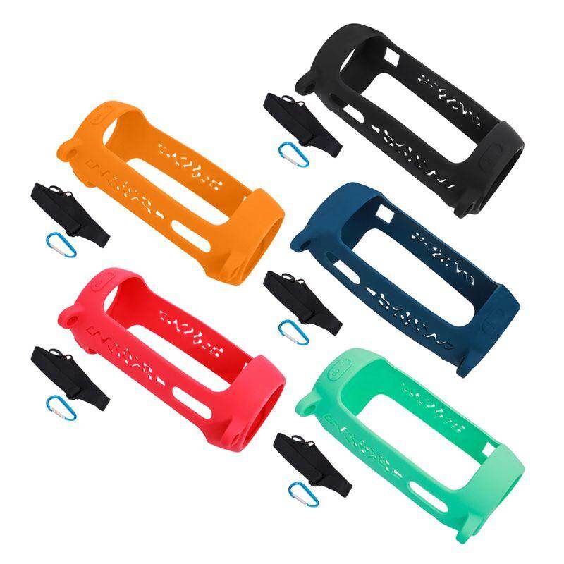 Vỏ Loa Bluetooth Ốp Lưng Silicon Có Dây Đeo, Móc Leo Núi For -JBL Pulse 4 Vỏ Loa Bluetooth Không Dây