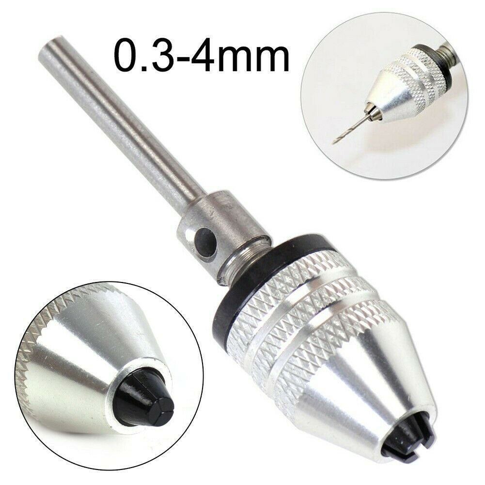 0.3-4mm Dia Mini Drill Bit Chuck Adapter Converter 2.35mm Shank Converter Rotary