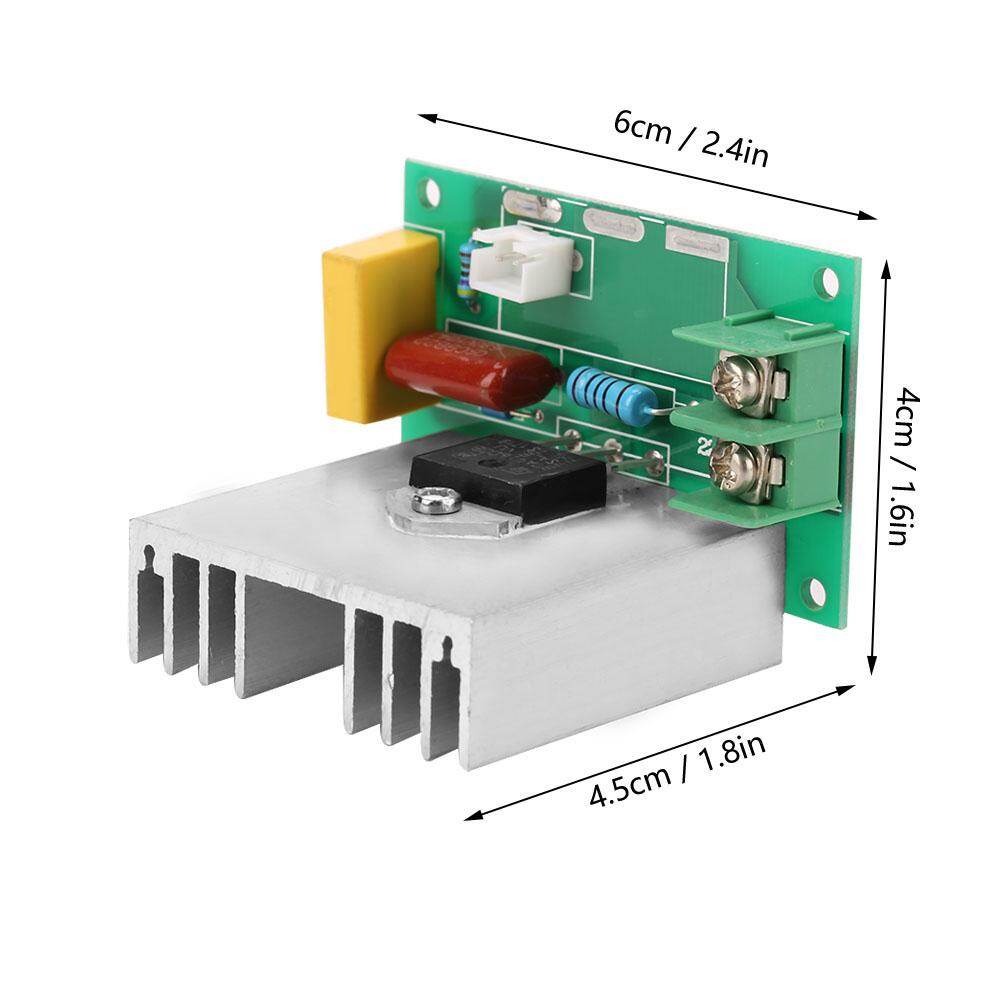 Bộ Điều Chỉnh Tốc Độ Động Cơ AC 0-220V 4000W 40A Bộ Điều Chỉnh Điện Áp Đèn LED