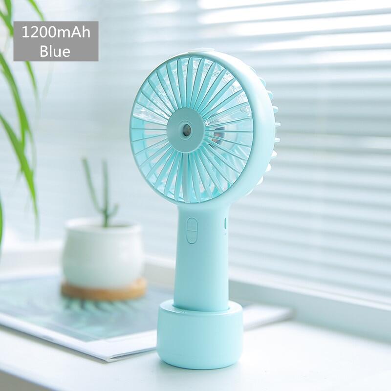 Portable Water Spray Mist Fan Electric Usb Rechargeable Handheld Mini Fan Cooling Air Conditioner Humidifier For Outdoor Lazada Singapore