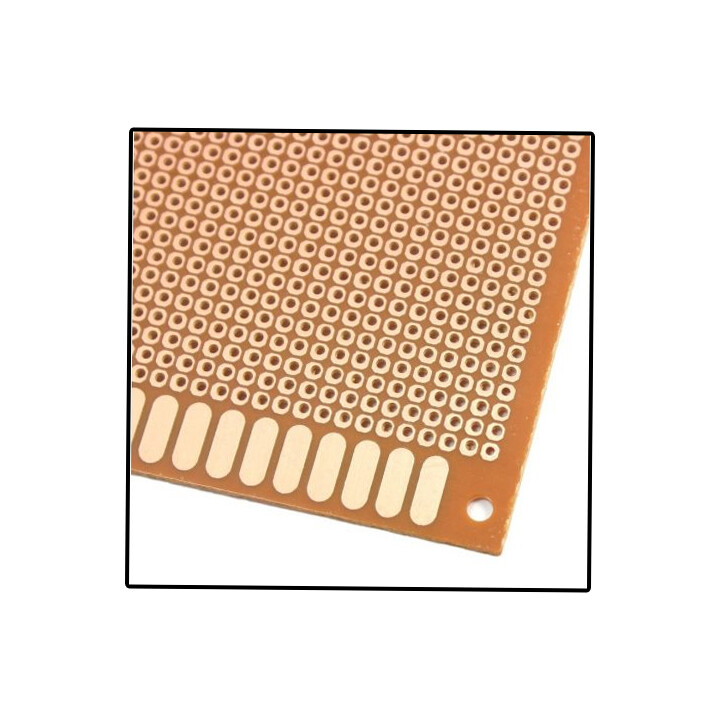 Combo 5 Tấm PCB Phíp Đồng Đục Lỗ 5x7Cm ( nâu ) Hàn mạch thủ công