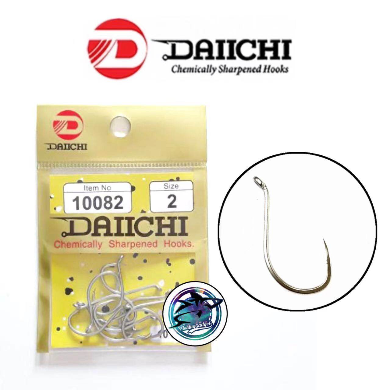 DAIICHI 10082 STAINLESS STEEL CHEMICALLY SHARPENED HOOKS FISHING HOOK