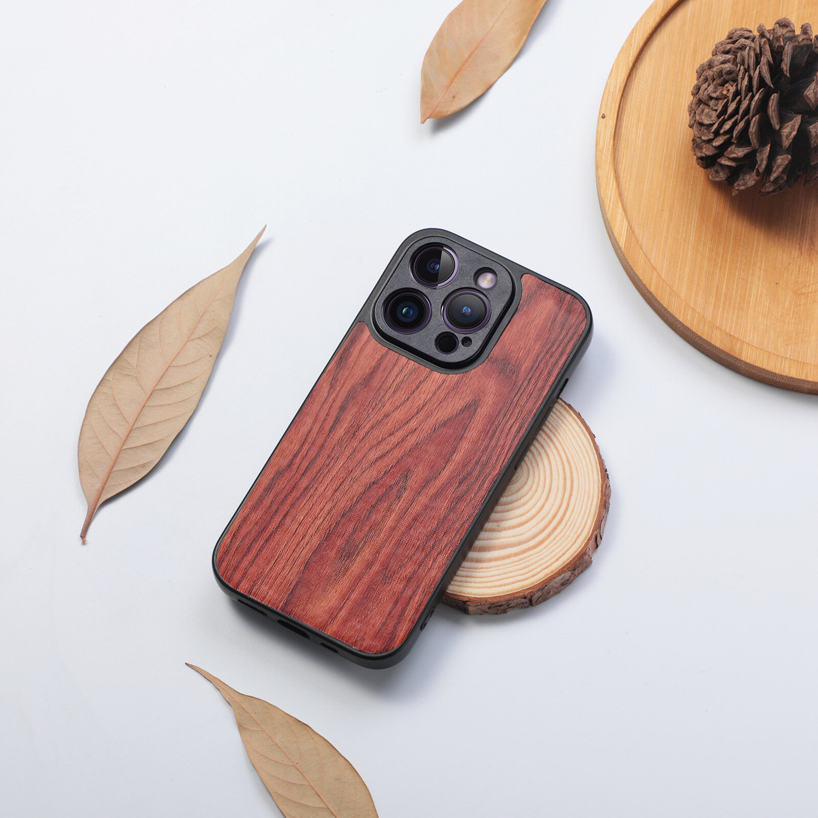For iphone14 wood grain mobile phone case fine hole wood cover for iphone 13 12 11 pro max protective case