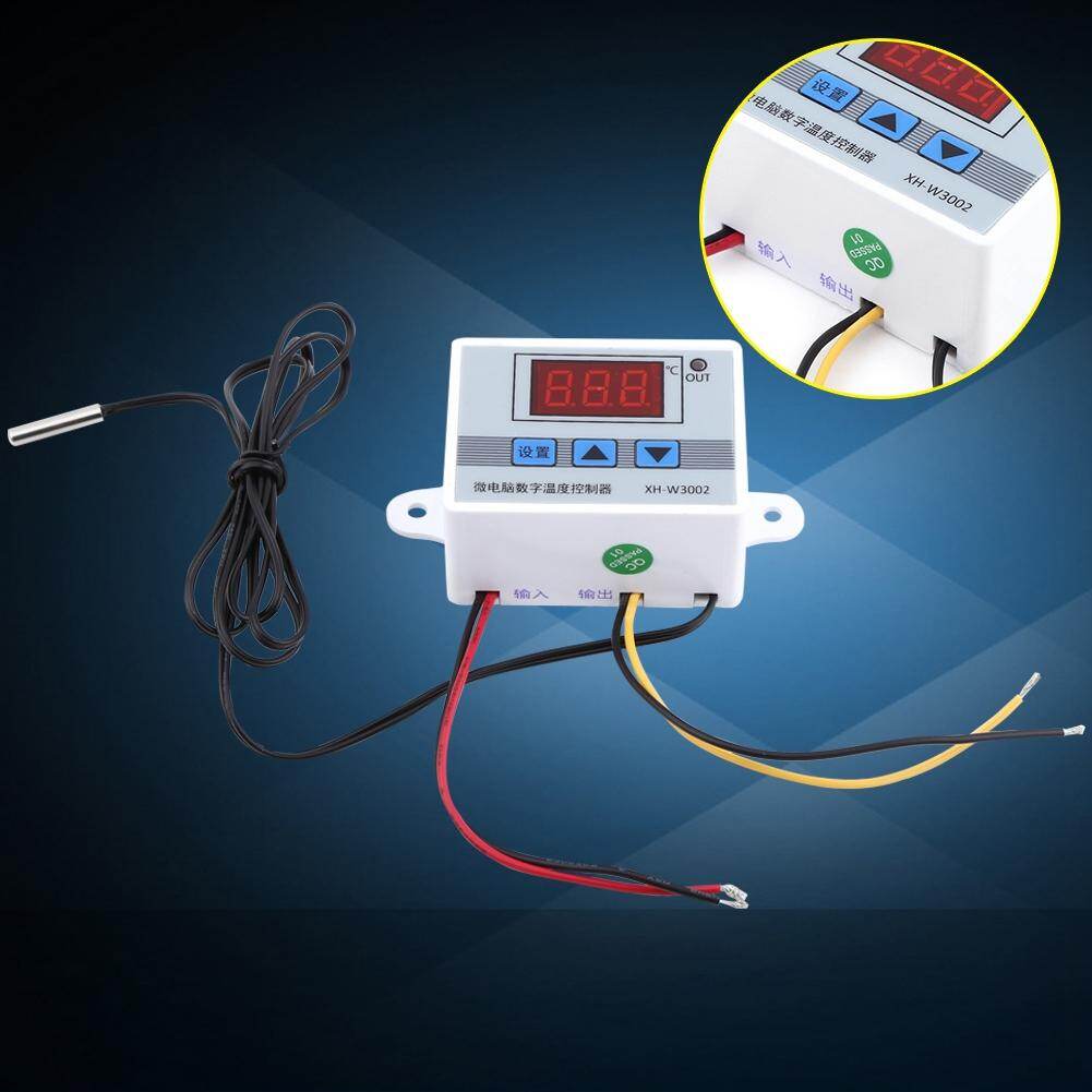 1pc Digital Temperature Controller Thermostat Control Switch with Probe Sensor
