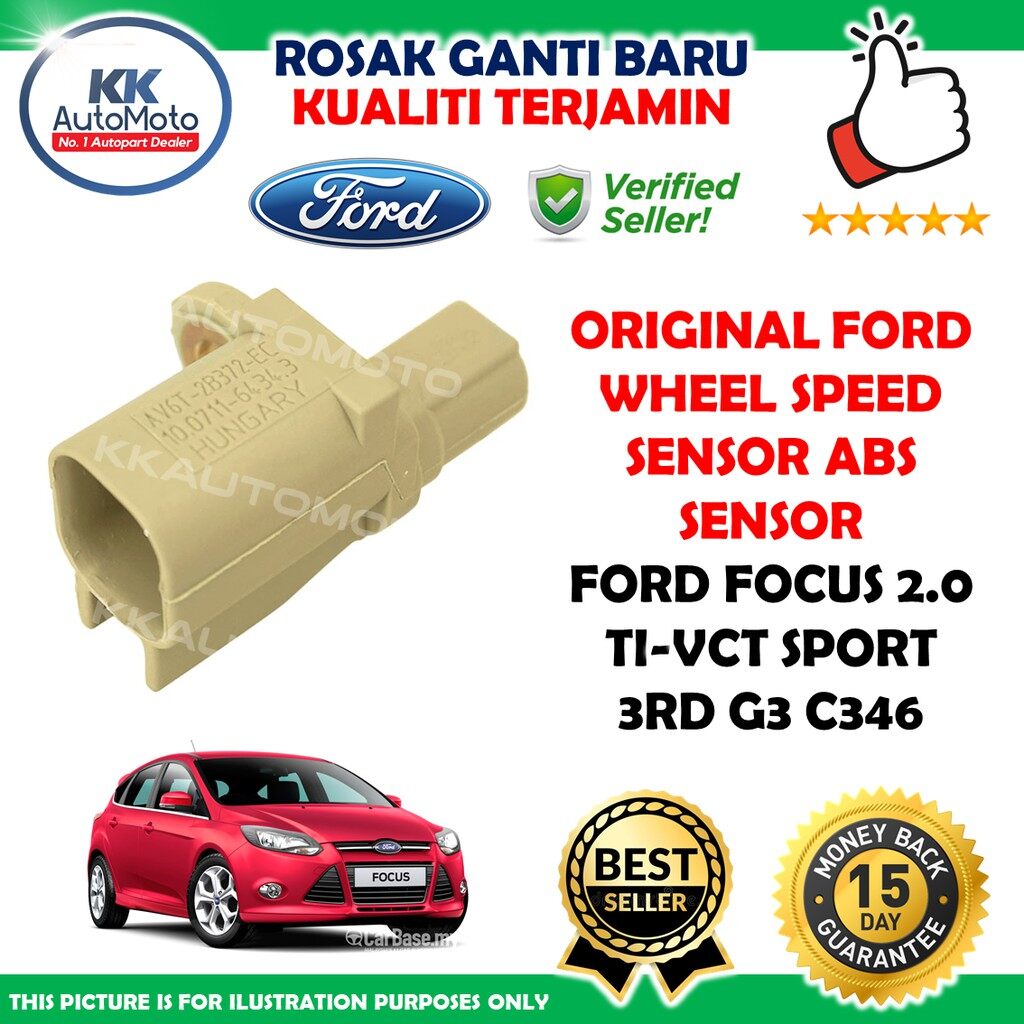 Ford Focus ABS Fault How To Replace Rear Wheel Speed Sensor, 42 OFF