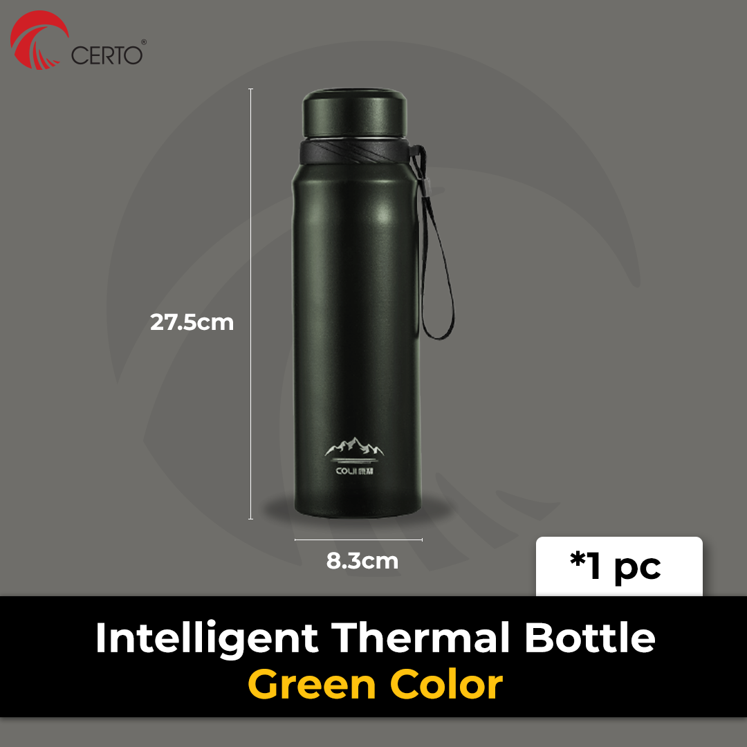CERTO 1000ml Termos Air Panas Tahan Lama 304 Stainless Steel Smart
