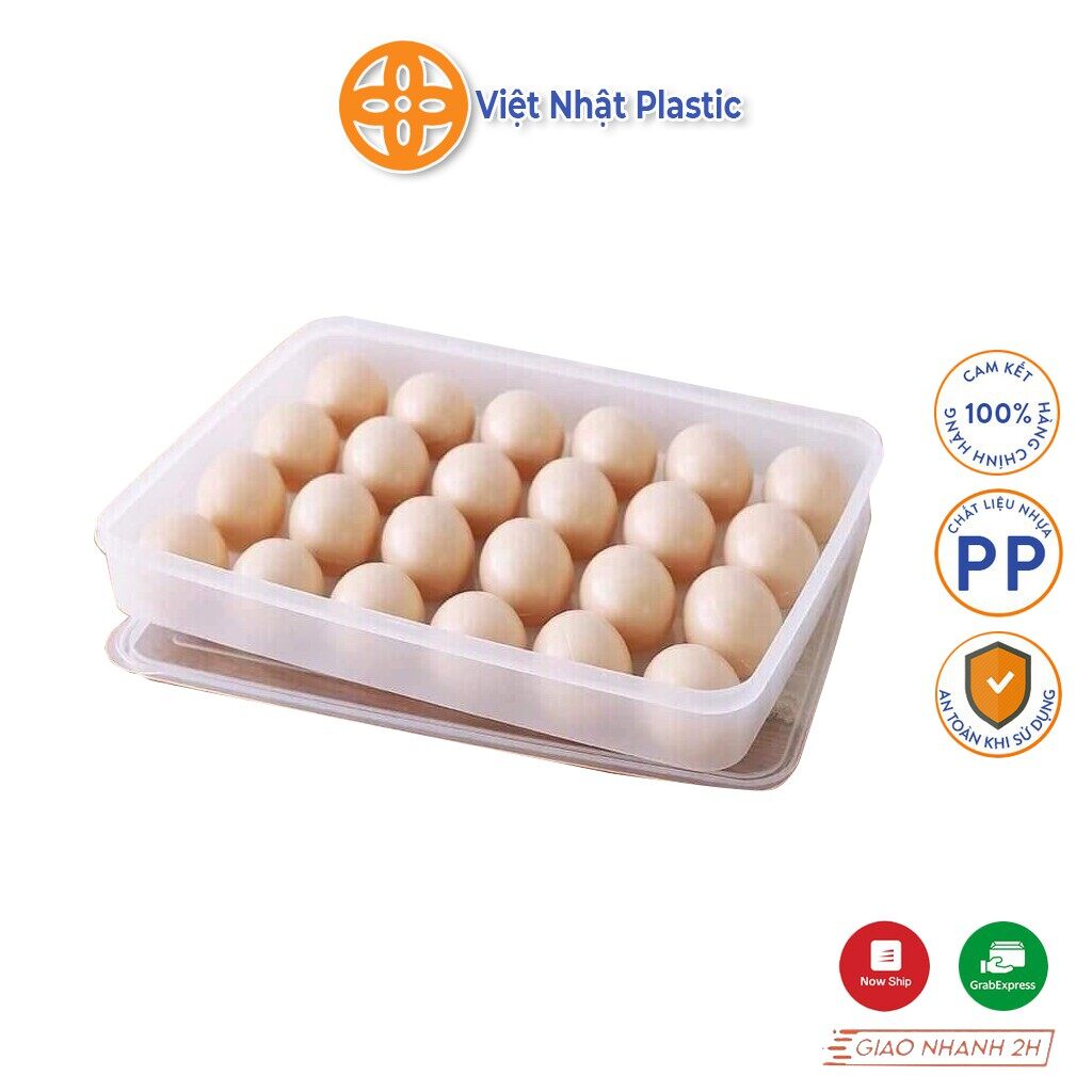 Khay ĐựNg TrứNg 24 Ngăn Có NắP ĐặT Tủ LạNh