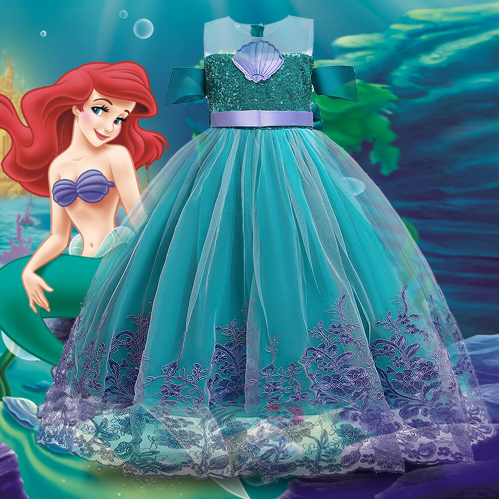 Mermaid dress for 2024 3 year old