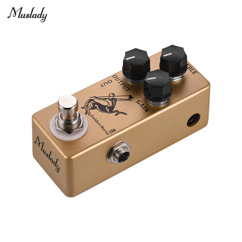 Đàn Guitar Ngựa Vàng Muslady, Overdrive Effect Pedal Vỏ Kim Loại Đầy Đủ, Đúng Bypass