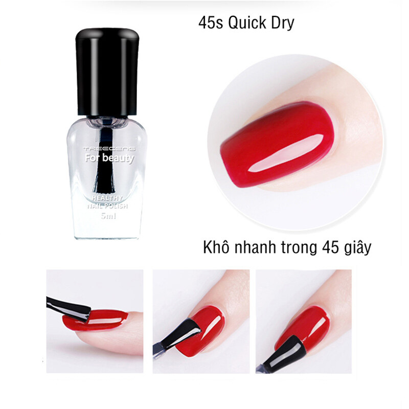 Nutritional Nail Base Coat Quick Dry Bright Nail Polish Top Coat Can Peelable  N040