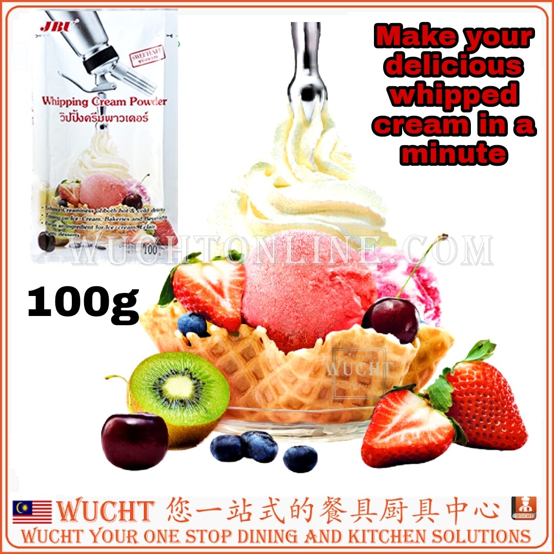 【WUCHT】*HALAL Certified* JBU Whipping Cream Powder 100G make your