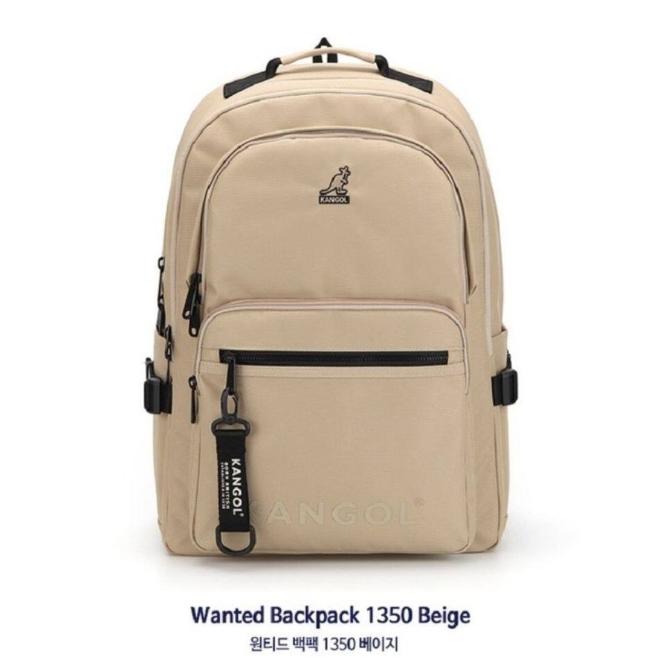 [Authentic] Kangol Backpack for Students Korean Internet Celebrity Large Capacity Computer Bag Commuter Schoolbag Trave