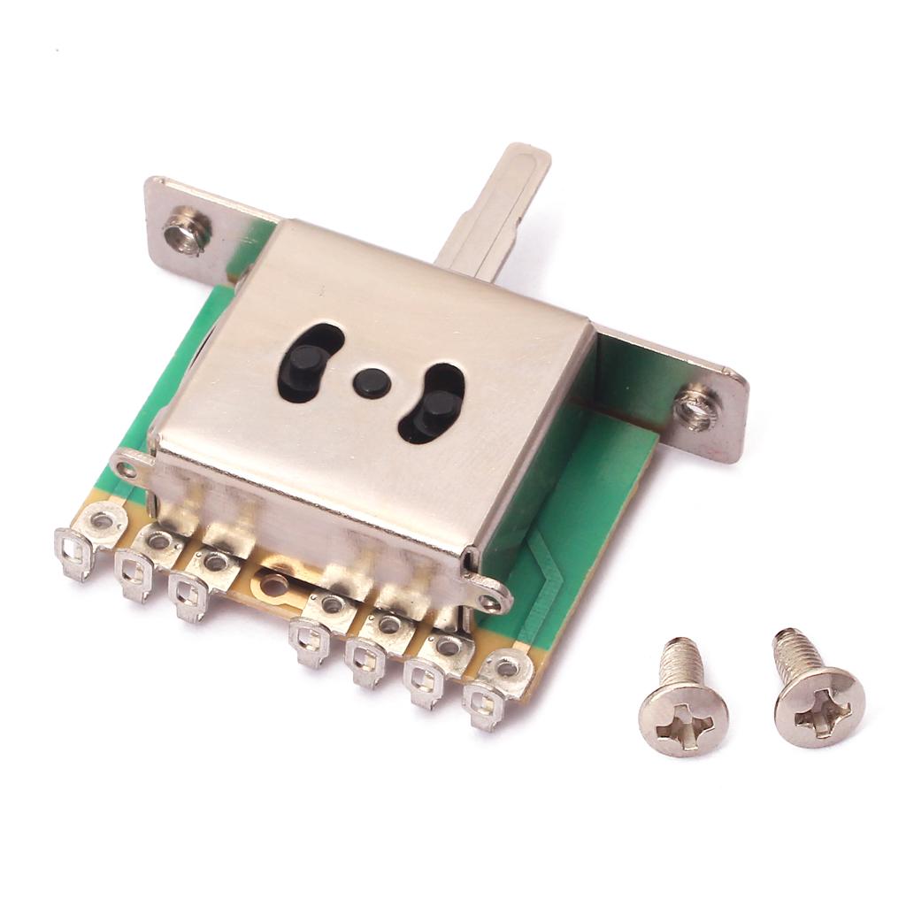 BNGUITAR 5-way Micro Guitar Selector with Black Tip for Electric Guitar