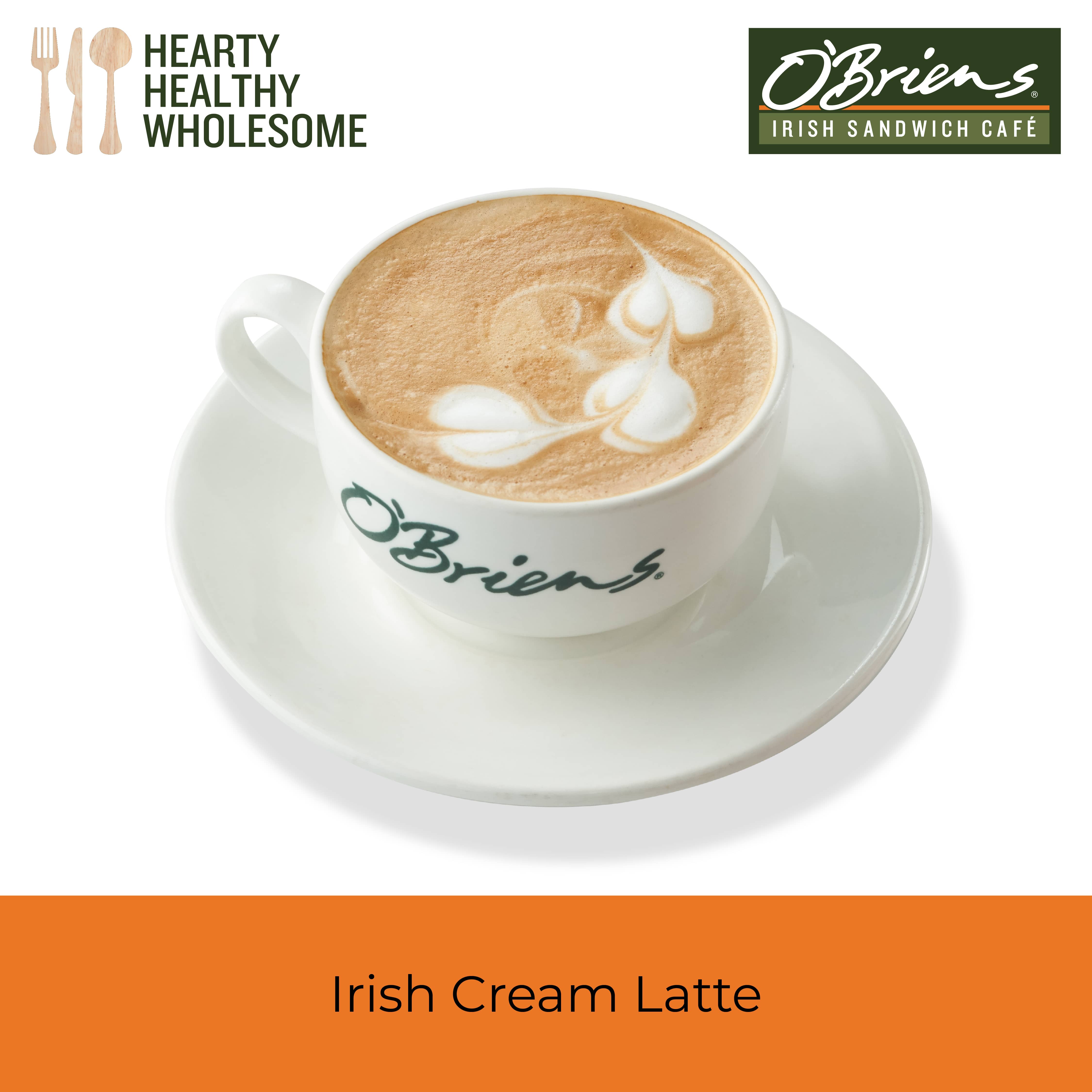 Hot Single Shot Irish Cream Latte (KL 