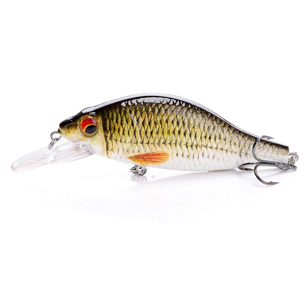 TREHOOK 4G/11G/22G Black Minnow Wolers Pike Fishing Lure Artificial Bait Hard Swimbait Mini Crankbaits Fishing Tackle Lures