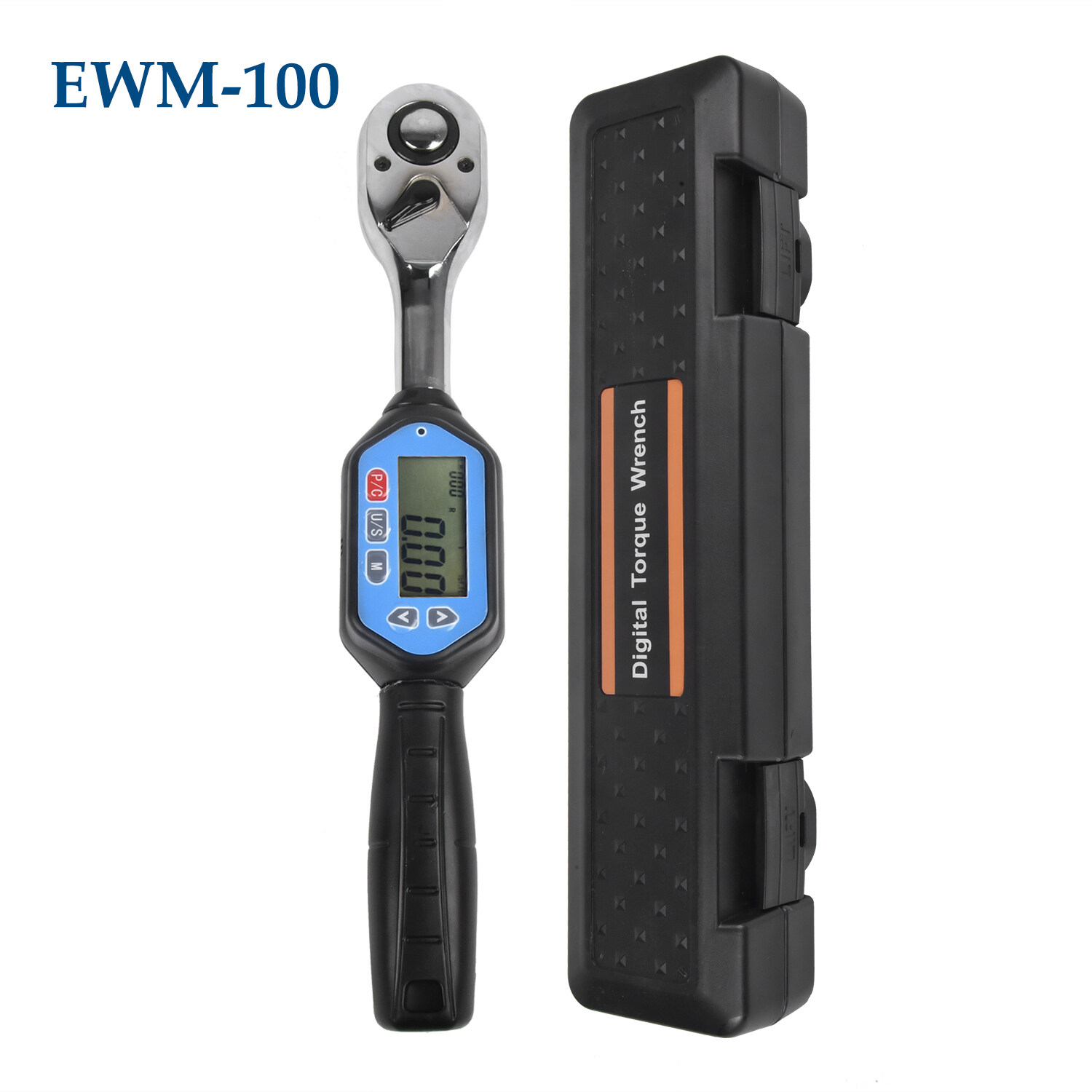 EWM100 Digital Torque Wrench 1/2 Square Drive Max. 73.7ft.lb Torque