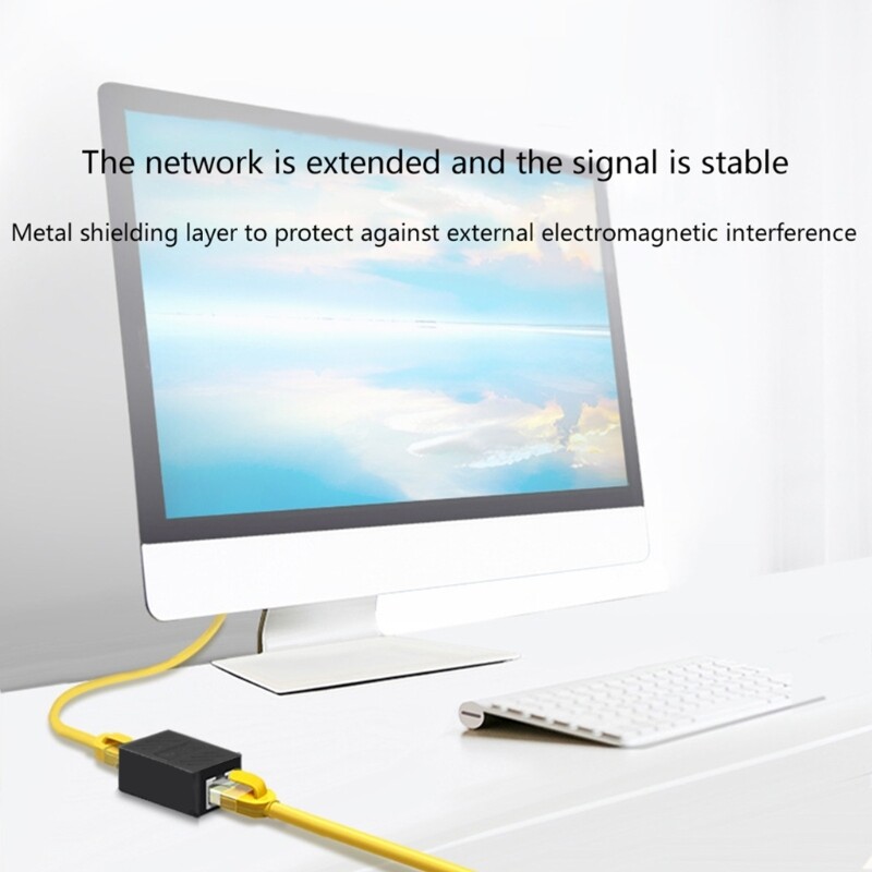 Đầu Nối Cáp Mạng Rj45 Đầu Nối Cáp Mạng Rj45 Đầu Nối Mở Rộng Được Bảo Vệ Cáp Ethernet LAN Cho H