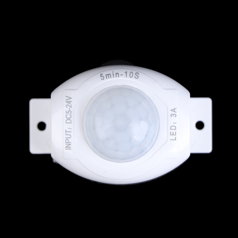 Zozo 【Flash Sale】Motion Sensor DC 5V 12V Light Switch Movement Detector Activated Timer Automatic