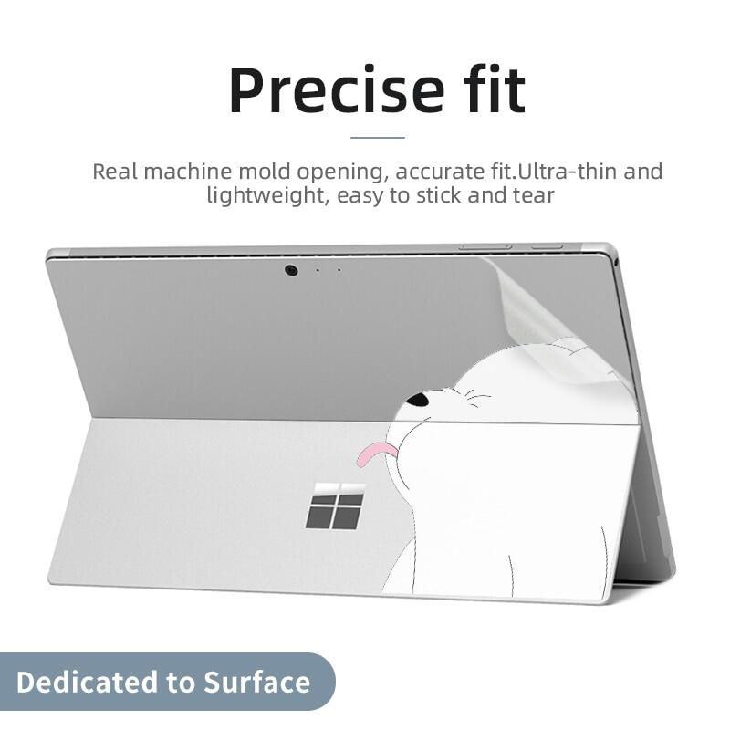 Cartoon pattern vinyl Sticker for Microsoft Surface Pro 7/6/5/4/3/8/9  Surface pro X GO 2 Back Cover Body Decal Skin Protector