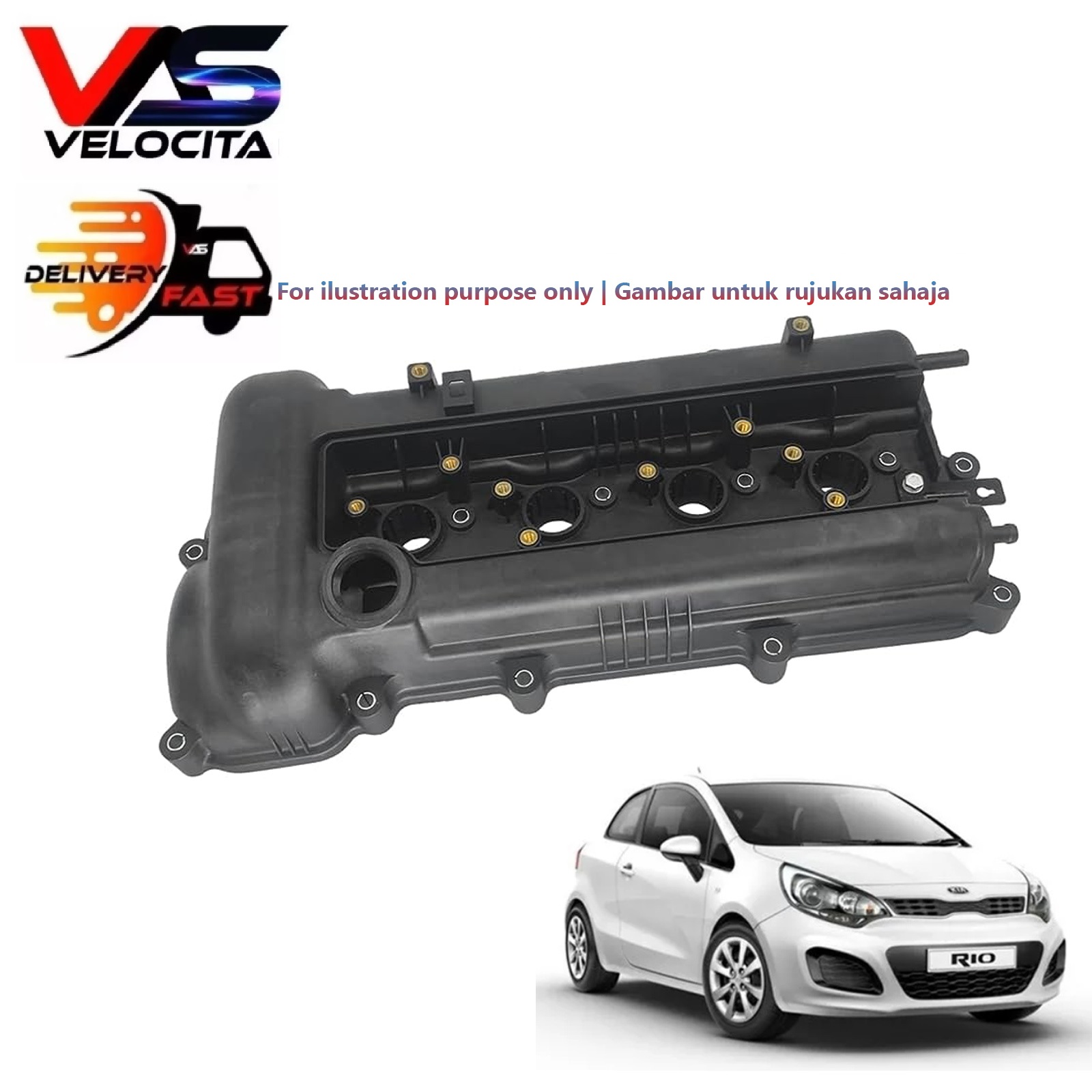 Kia Rio Rocker Panel OEM VALVE ROCKER COVER KIA FORTE 1.6 KIA RIO UB | Lazada