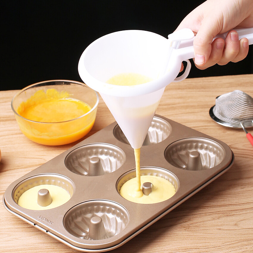 【Sẵn Hàng】dụng Cụ Làm Bánh Có Thể Điều Chỉnh Icing Candy Bếp Phễu Sô Cô La Pastry Phụ Kiện Batter Kem Cookie Cupcake Pancake