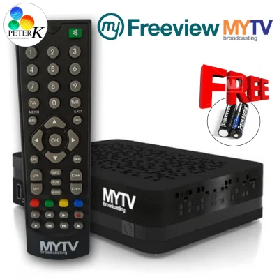 MYTV Remote Control (for Set Unit Dekoder Percuma) MYTV Digital Receiver with free AAA battery