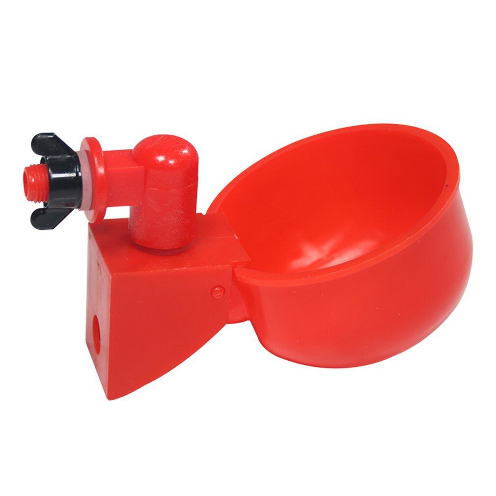 Automatic Chicken Water Cup Durable Use Plastic Drinking Bowl For Poultry Pigeon Bird Rabbit Cage Poultry Cage