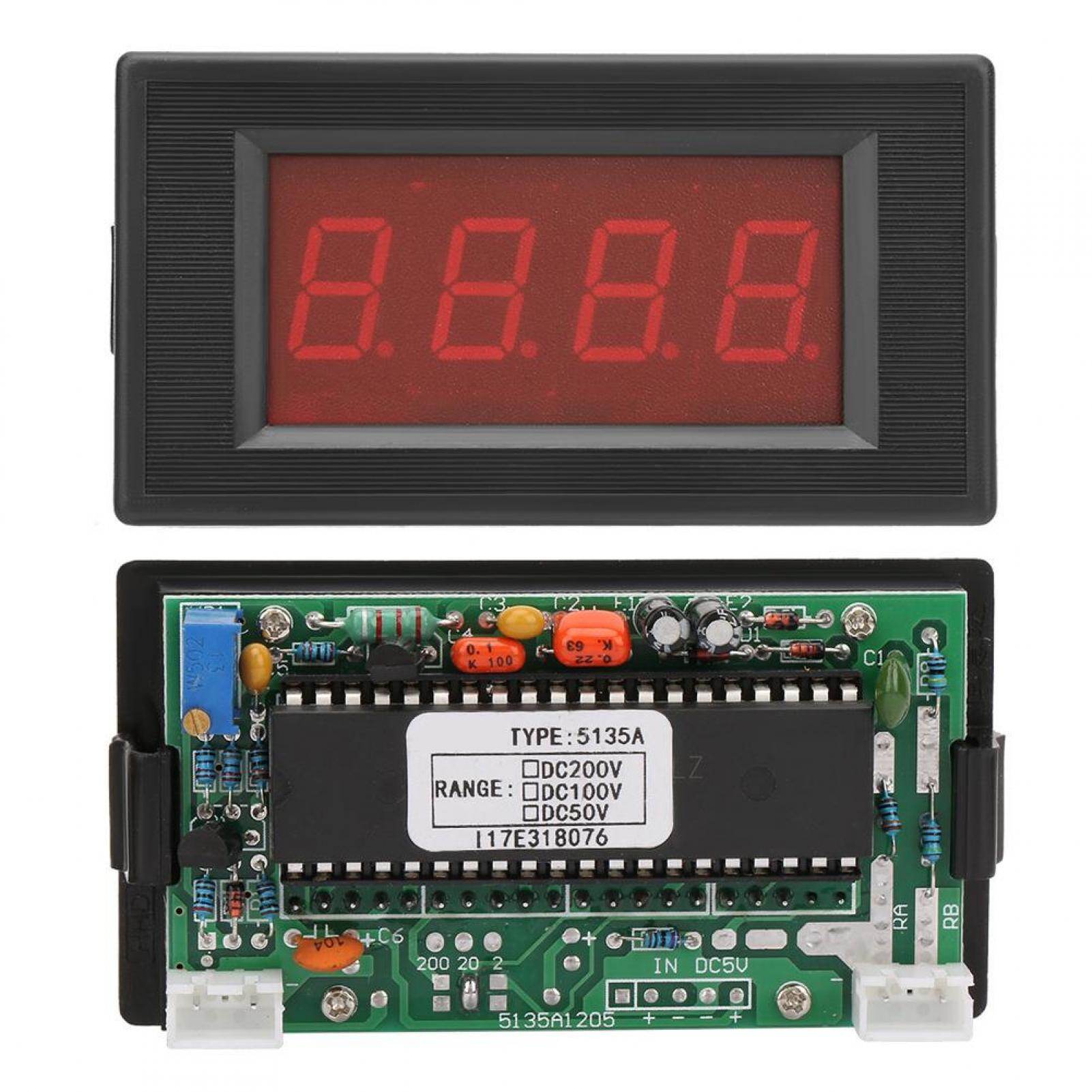 5135A 3 1/2 Digit Red LED Digital Panel Meter DC Voltmeter Voltage Meter