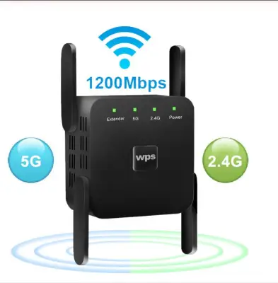 5G WiFi Repeater 1200Mbps Router Wifi Extender 2.4G Wireless Wifi Long Range Booster Wi-Fi Signal Amplifier 5ghz Wi Fi Repiter