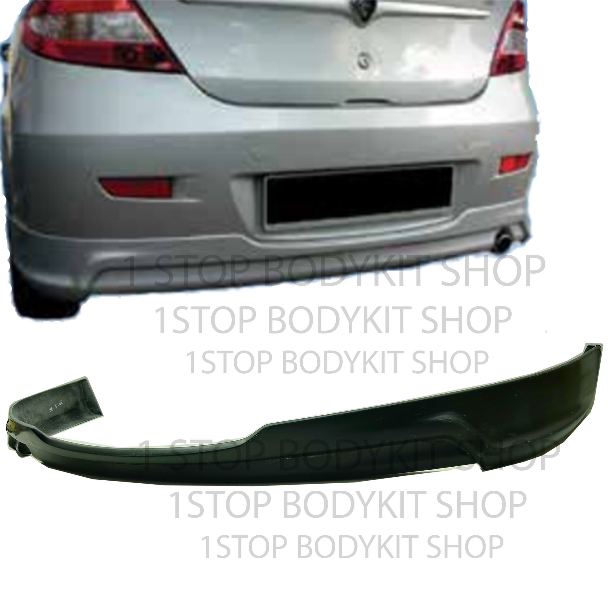 Proton Persona Rear Skirt Facelift Elegance Polyurethane Pu Skirt Lip Bodykit Lazada