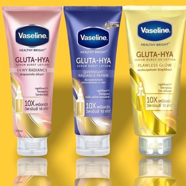 Sữa dưỡng thể Vaseline Gluta HYA Serum 10X Thái Lan 3OOML