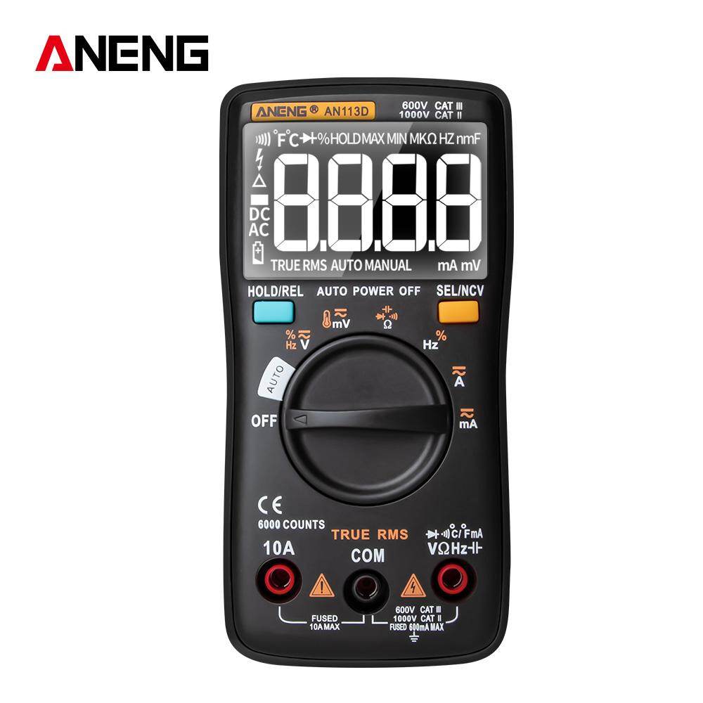 Upgrade aneng an113d auto measure digital multimeter true rms ac/dc volt