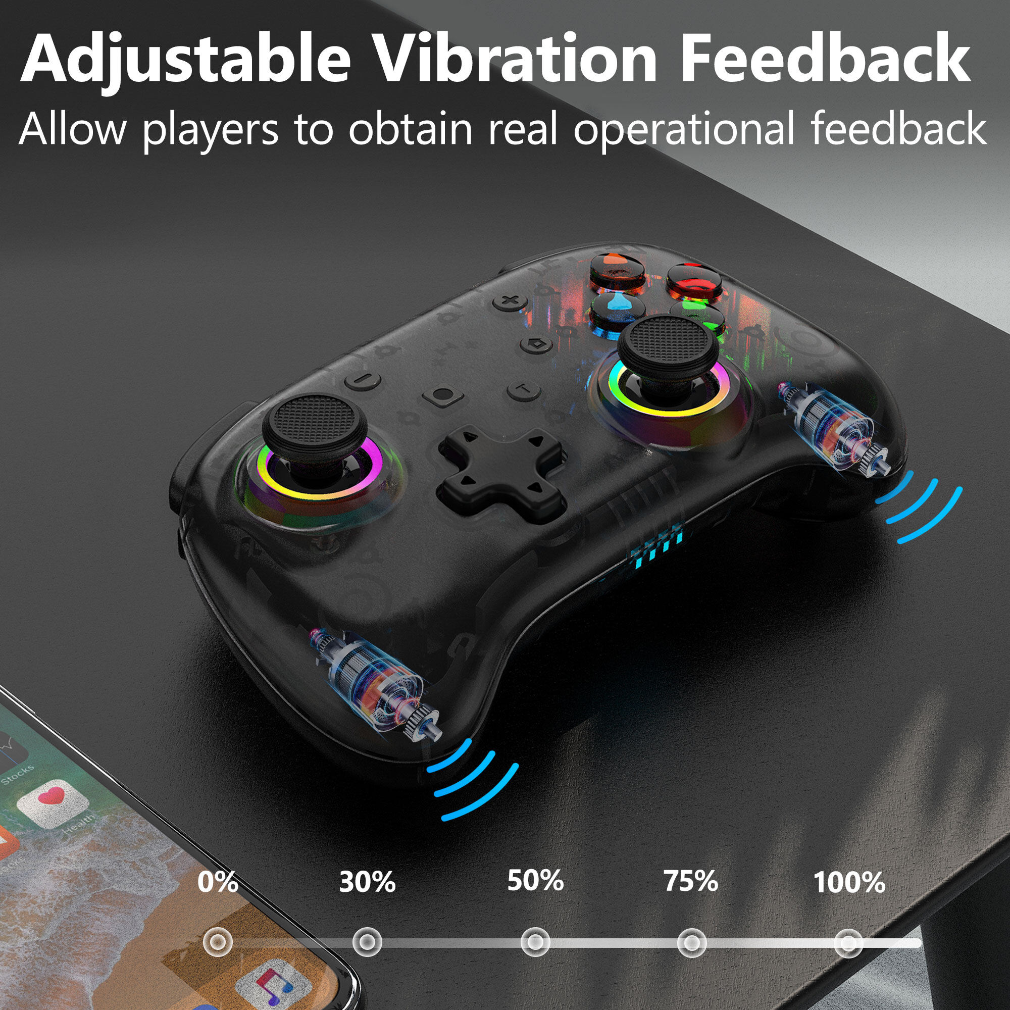 LinYuvo KS39B SWITCH PRO Game Controller Bluetooth Wireless Wake Up for Nintendo Switch/Switch OLED