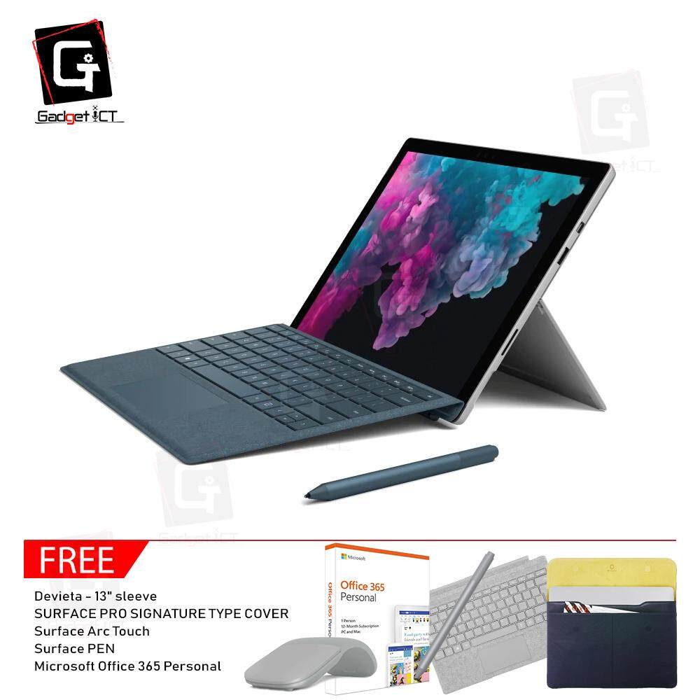 Microsoft Surface Pro 6 (KJT-00012) i5-8250U / 8GB RAM / 256GB SSD COMBO SET Malaysia