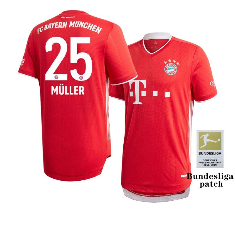 Top Quality 20 21 Bayern Munich Home Soccer Jersey Football Jersey Fan Version Size S Xxl Lazada