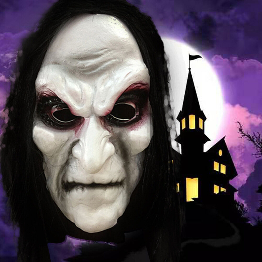 VerseaHalloween Zombie Mask Ghost Festival Horror Mask Scary Halloween Mask Scream Mask Halloween Costume | Ghost