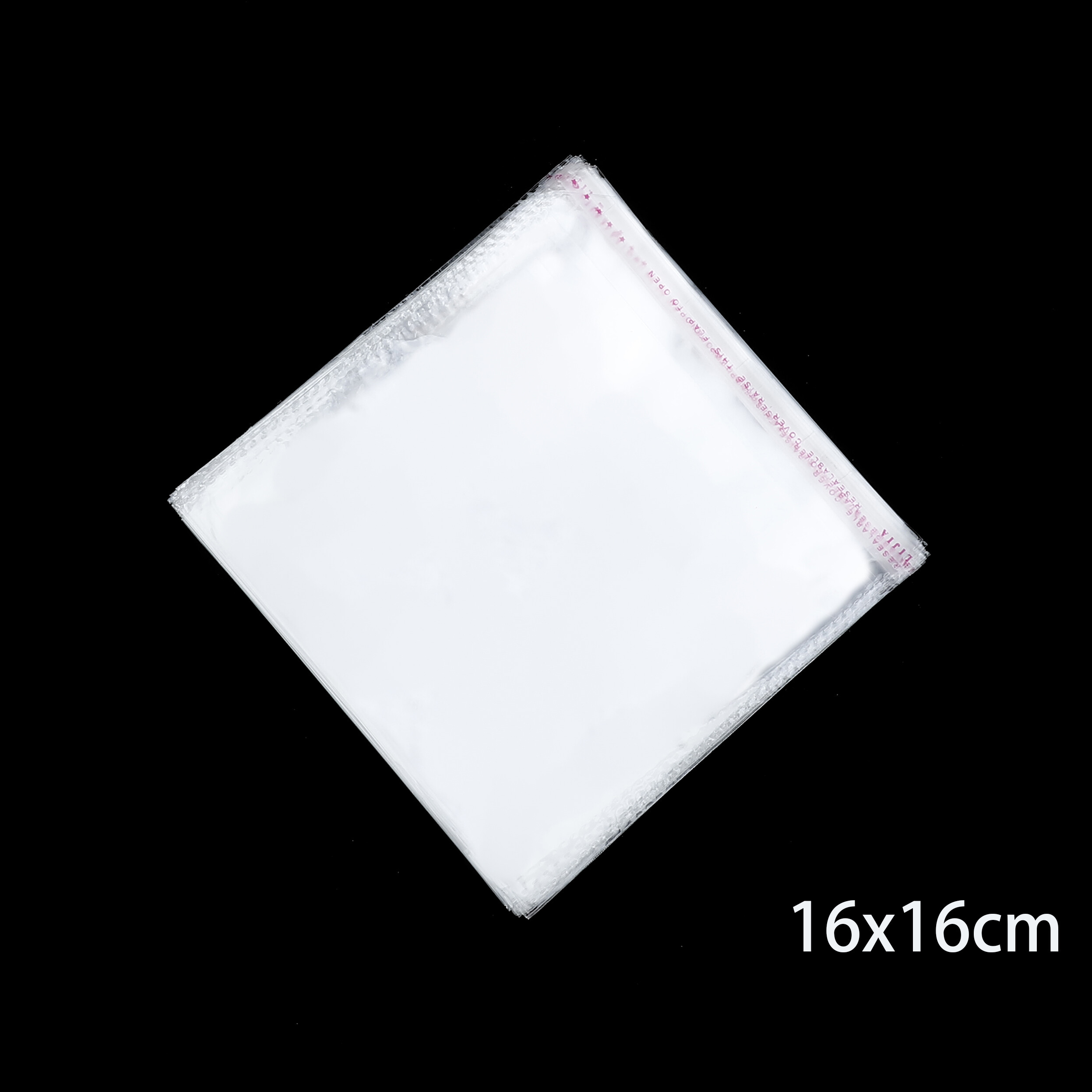 200pcs/Bag Wholesale Transparent Self-adhesive Seal OPP Plastic Storage Bag Gift OPP Jewelry Packaging Pouches